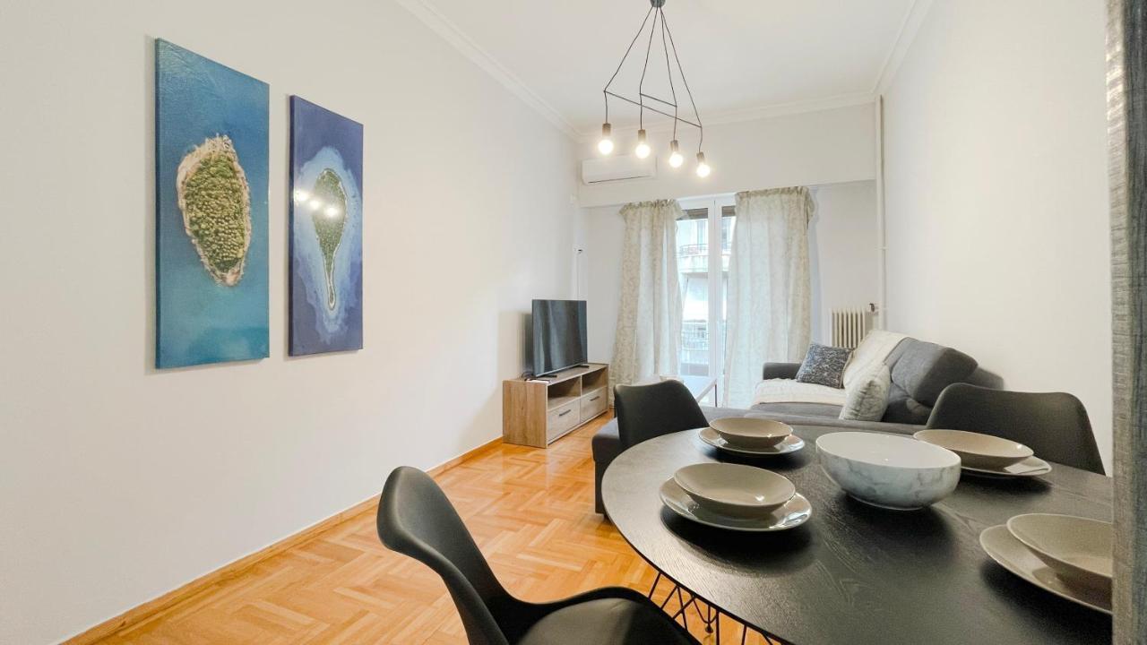 Kodrigktonos Central 77Sqm Apt In Viktoria Athens Luaran gambar